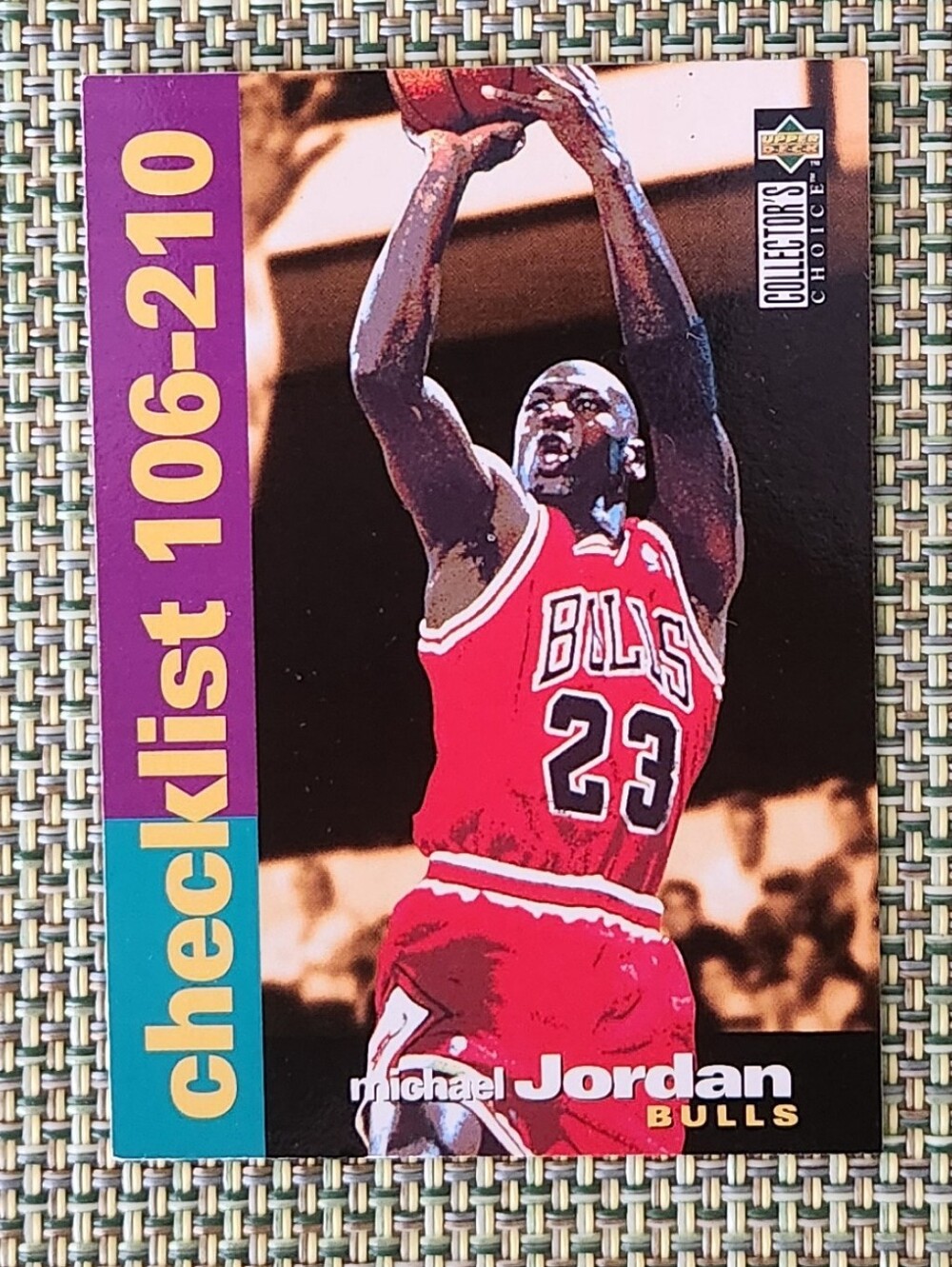 Michael Jordan Chicago Bulls Collectible Card